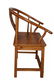 6 Horseshoe Back Carved Chinese Chairs - 3