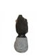 Shona Art Sculpture Girl Reading Book Signed KM - 2