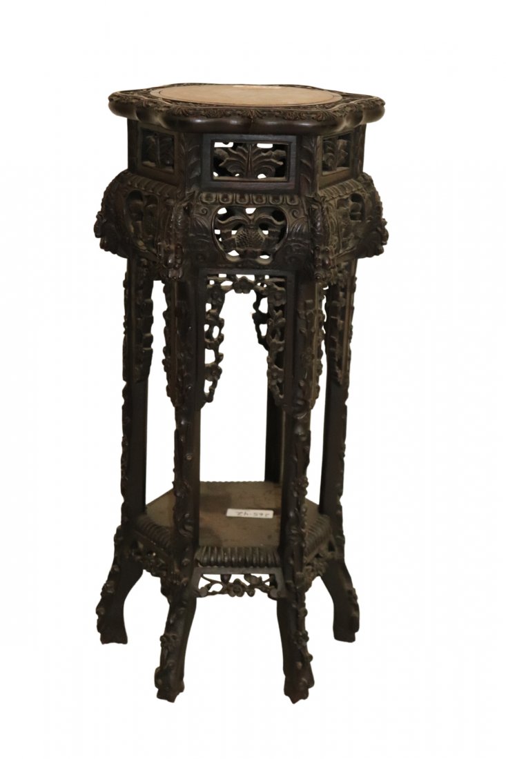 Antique Chinese Plant Stand (1 of 4)