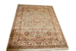 Handmade Beautiful Floral Persian Rug (1 of 7)