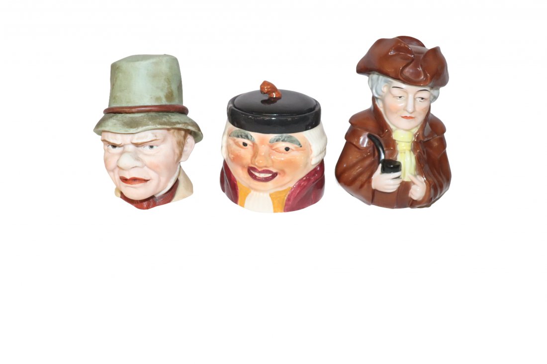 Collection of 3 Vintage Tobacco Jars with Lids (1 of 13)