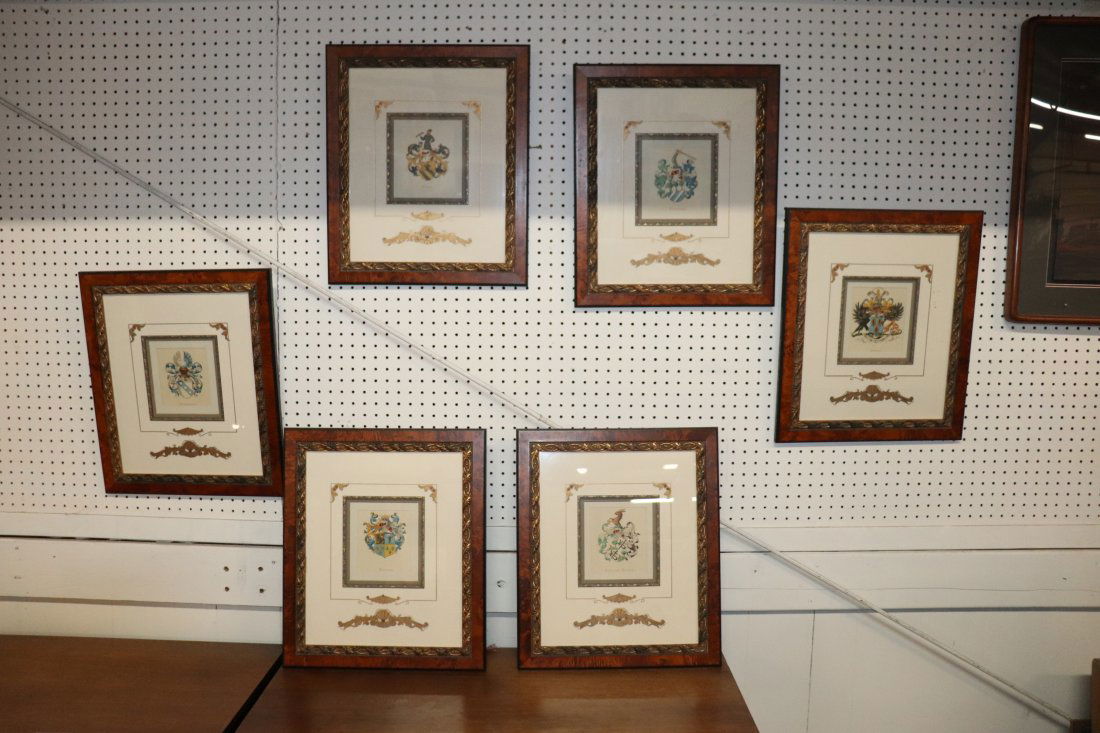 Collection of 6 Crest Coat of Arms (1 of 11)