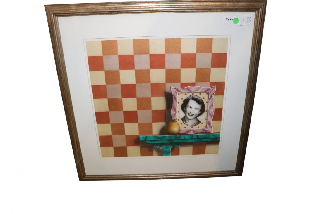 Modern Art Print Signed M. Mecheld (1 of 3)