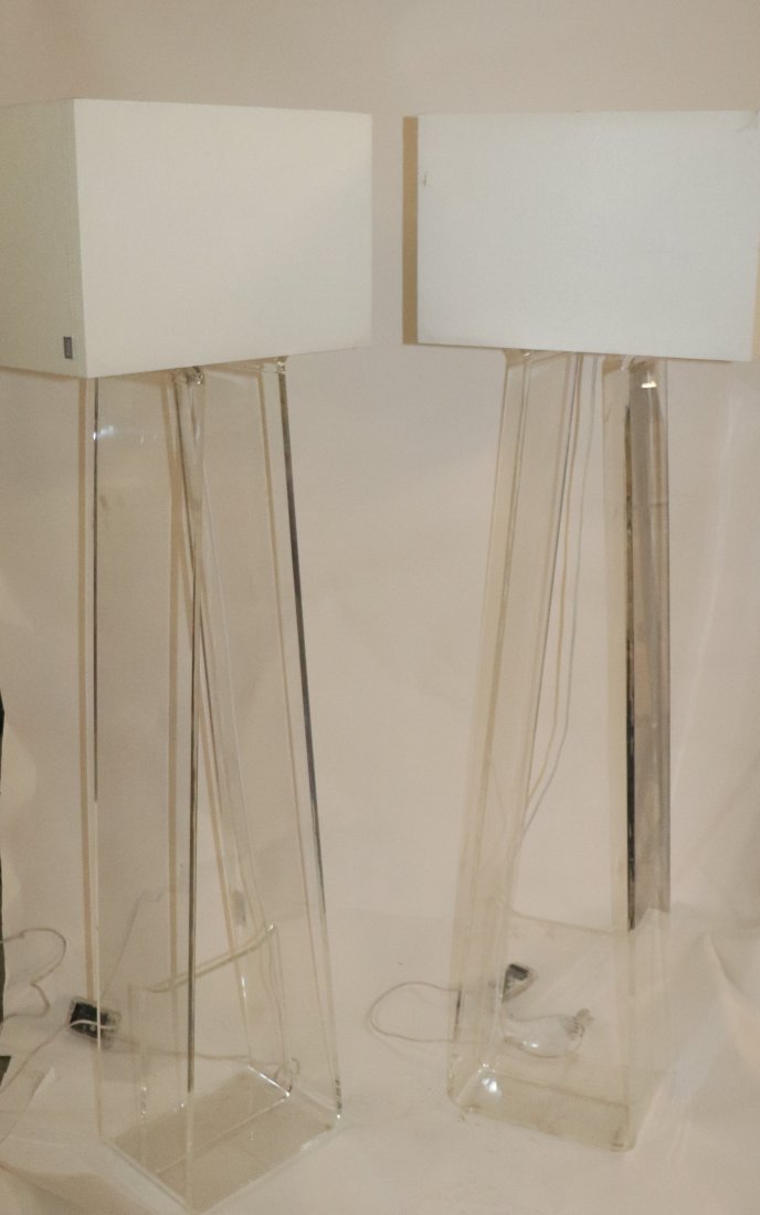 Pablo Tube Top Floor Standing Lamps & Shades