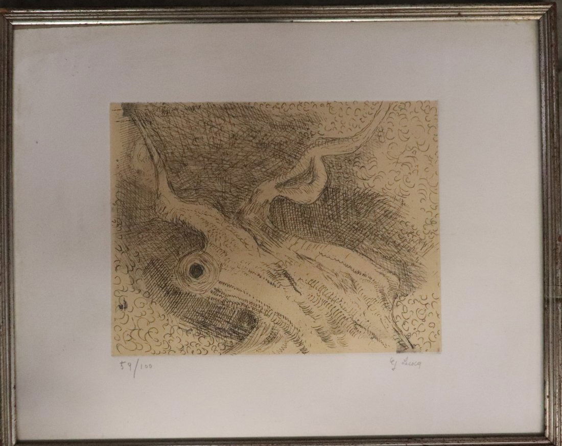 Lecoq Abstract Print Signed and Numbered.: Lecoq signed and numbered print. Good Condition Dimensions 20 1/2 inches x 17 inches. Art work is 12 inches x 9 inches. Please review all photos posted for this listing. We encourage all bidders to re