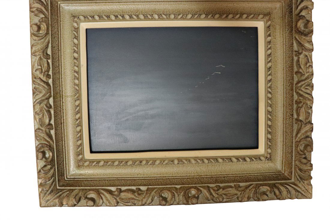 Signed Asian Art Dark Night Scene (1 of 3)