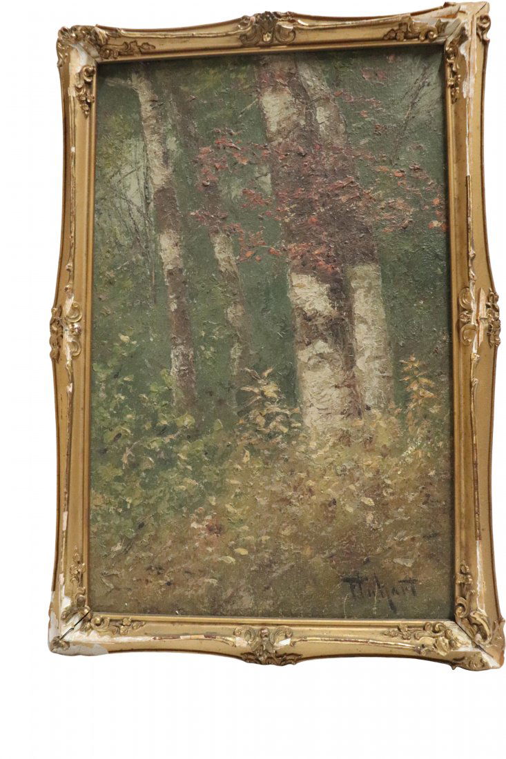 Harry Fluhart William Signed Oil on Board Landscape (1 of 4)