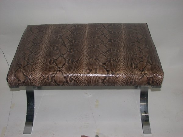 Pace Python Upholstered ottoman