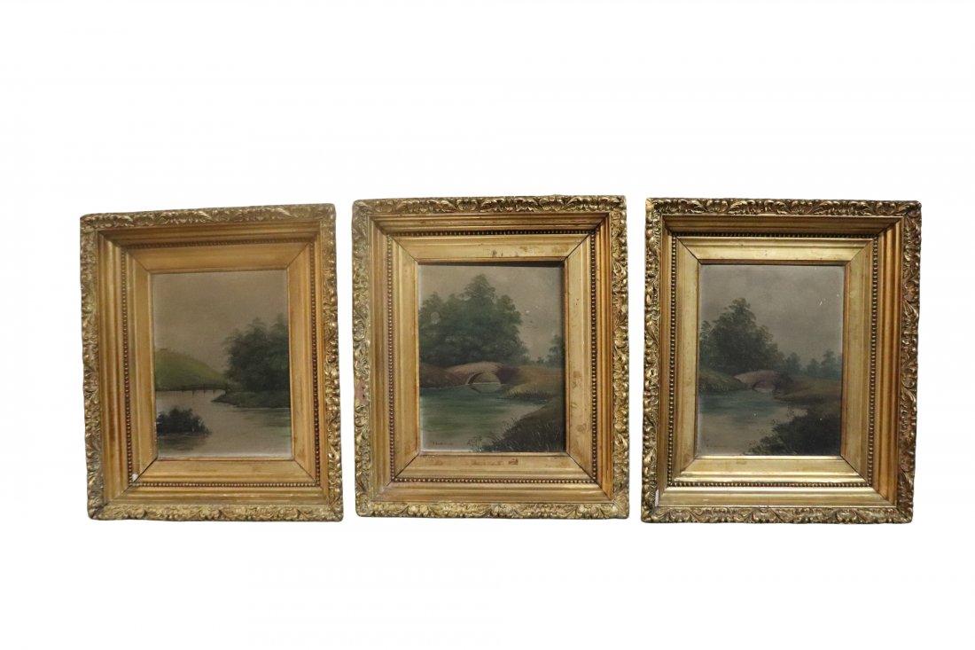 Collection of 3 Signed Landscapes Sunderland (1 of 7)