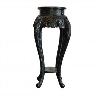 Black Asian Style Pedestal (1 of 4)