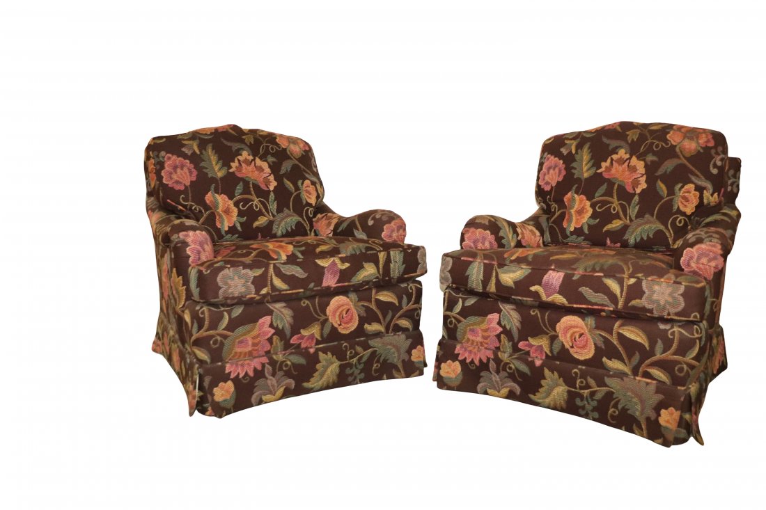 Pair of Baker Club Chairs (1 of 7)