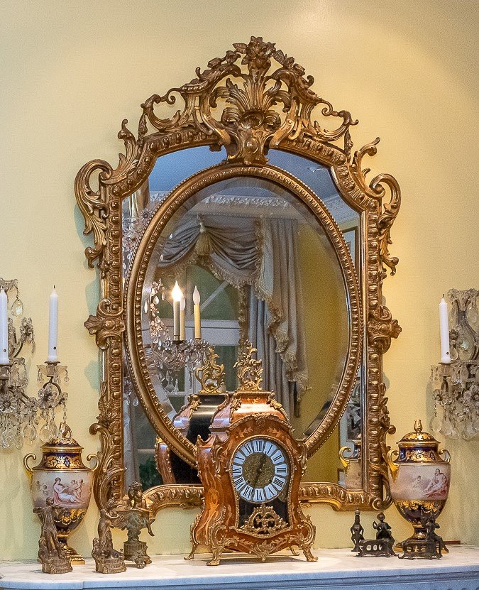 Large Gold Gilt Mirror (1 of 1)