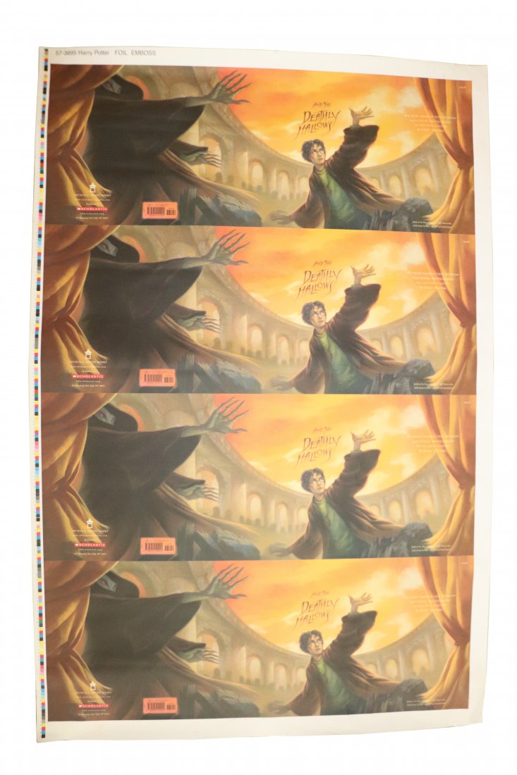 Rare Uncut Harry Potter  Book Cover Poster. (1 of 4)