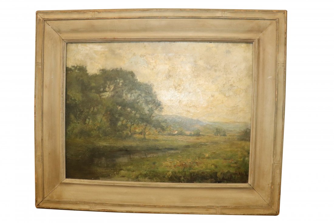 Ahlman Signed Landscape Painting (1 of 4)