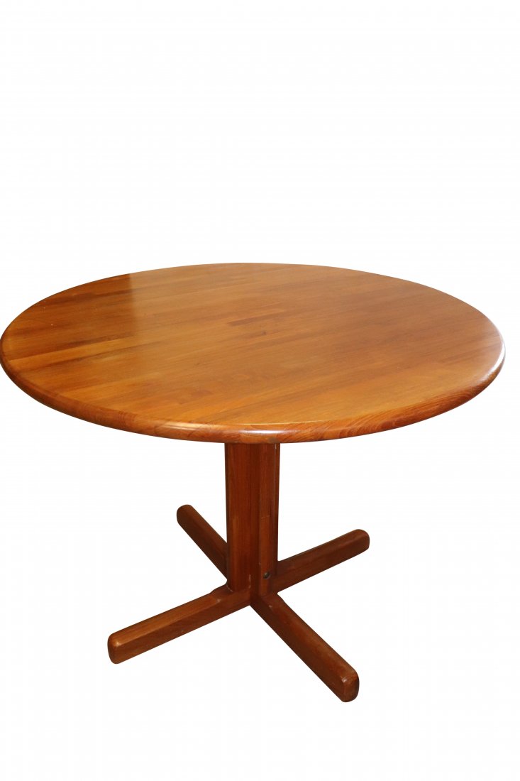 Mid Century  Danish Tarm Stole OG Movel Round Pedestal (1 of 4)