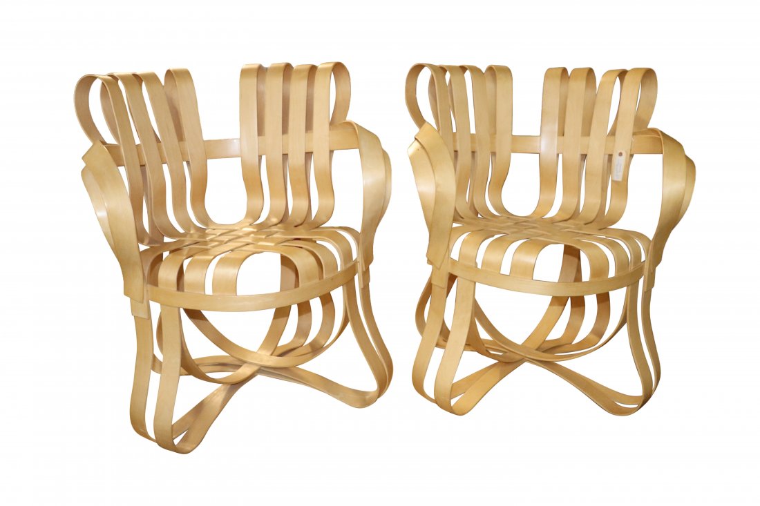 Pair Frank Gehry  Cross Check Chair Original 1990 (1 of 6)