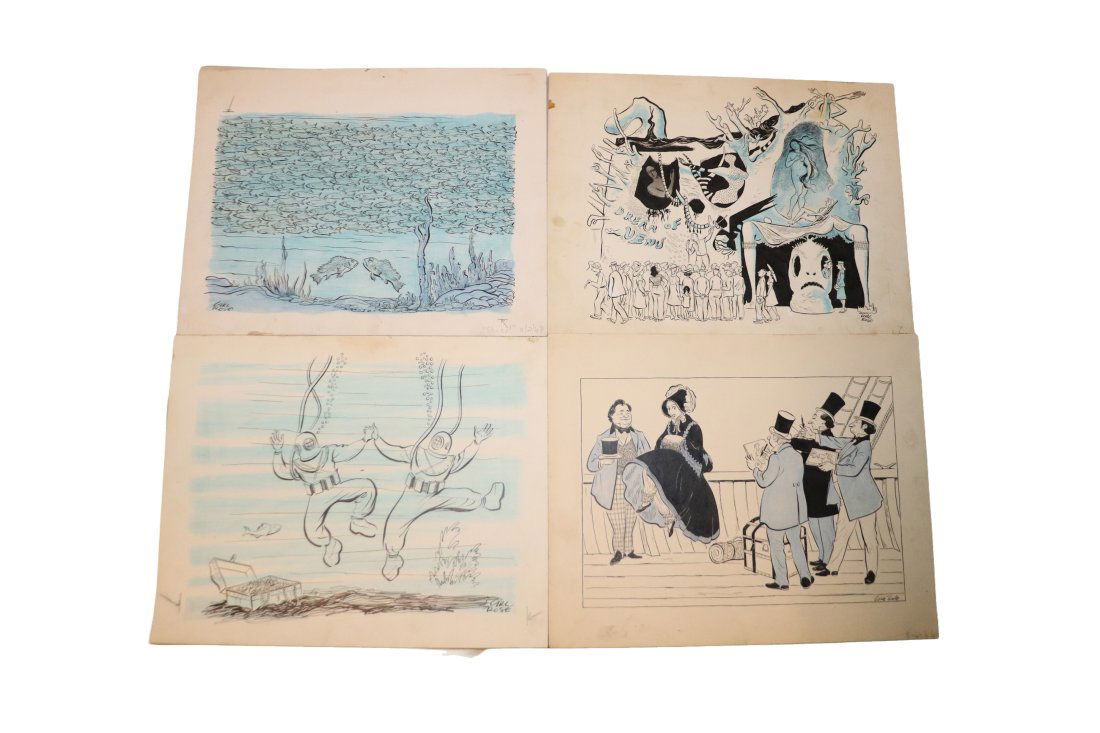 Carl Rose Collection of 2 Original Illustrations (1 of 5)