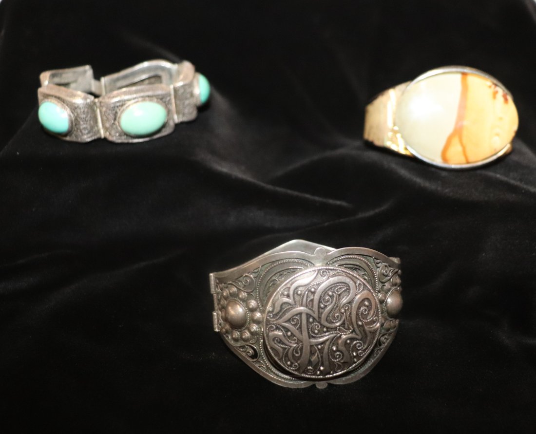 Collection of 3 Bracelets Persian Turquoise Etc. (1 of 7)