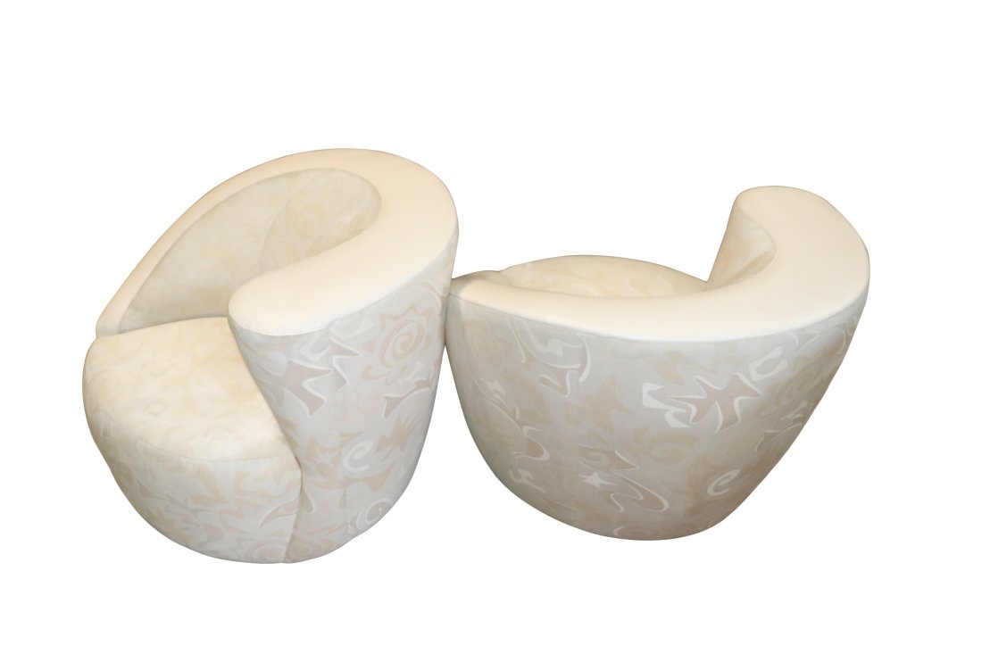 VLADIMIR KAGAN FOR DIRECTIONAL SWIVEL LOUNGE Chairs (1 of 7)