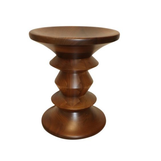 Ray & Charles  Eames Walnut Stool Original (1 of 7)