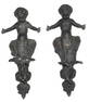 Bronze Figural Sconces 20th Century Cherubs