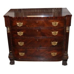 French Empire Joseph Barry Mahogany Chest (1 of 7)