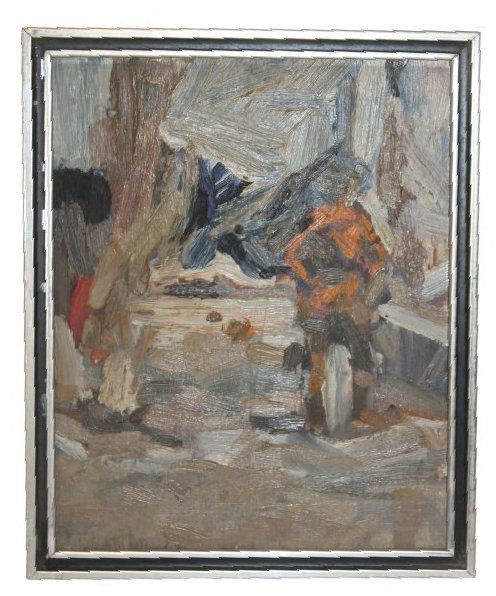 Marvin Brown Signed Original Abstract Painting (1 of 4)