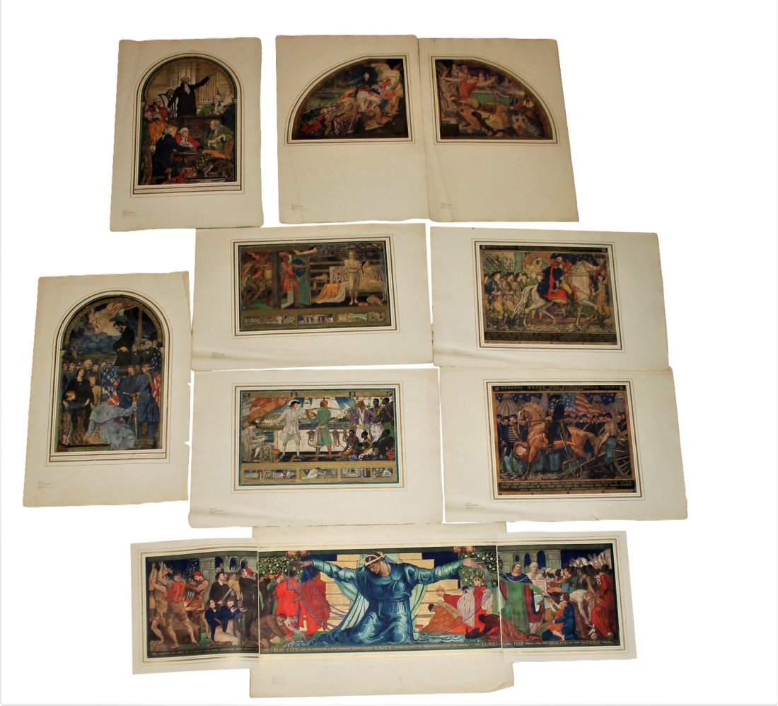 Portfolio 9 Gilt Colour & Color Plates by Victoria Oakley. (1 of 9)