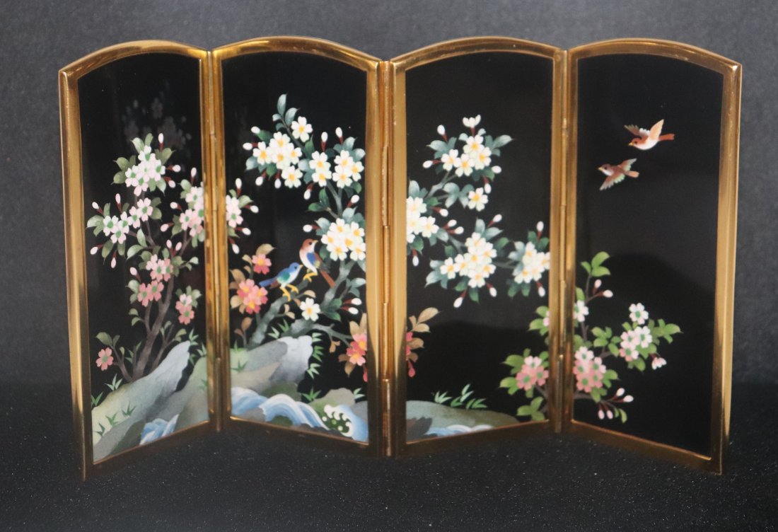 Miniature Cloisonne Screen (1 of 5)