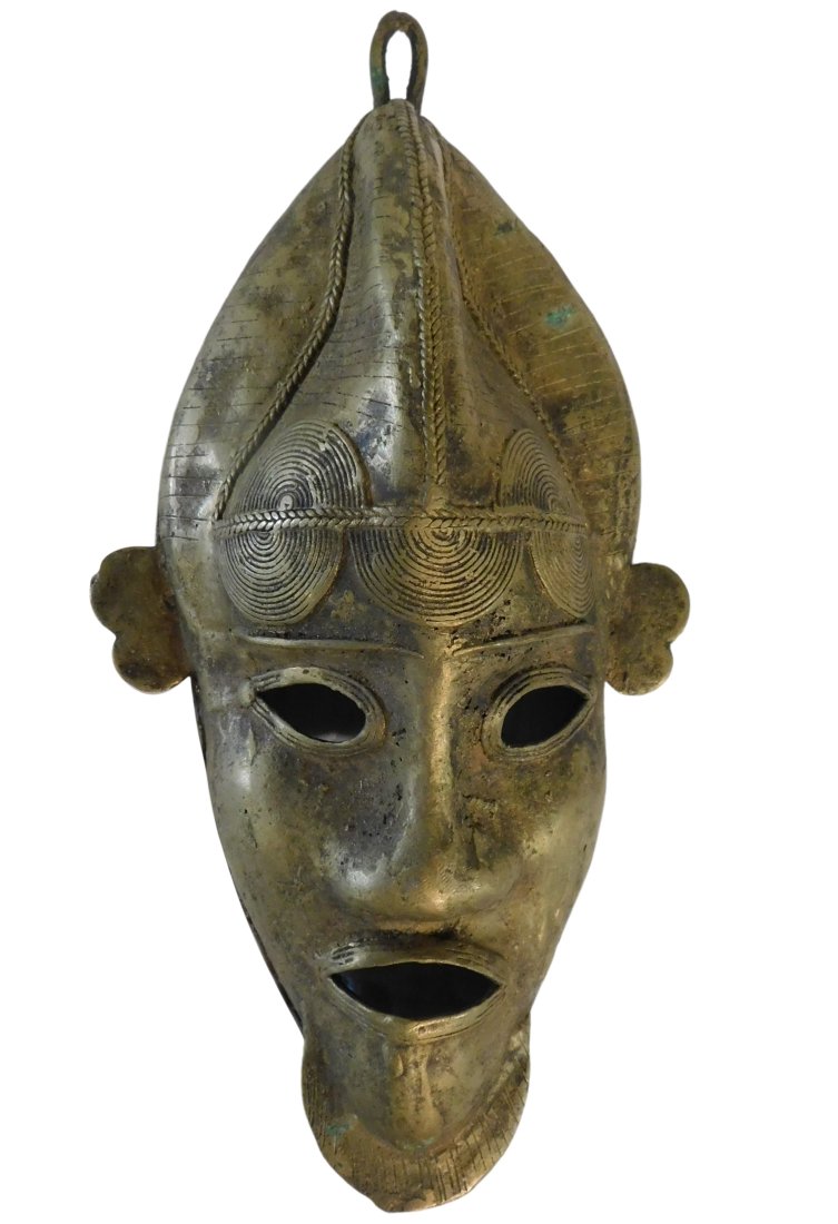 Bronze Tribal Mask early 20th Century (1 of 4)
