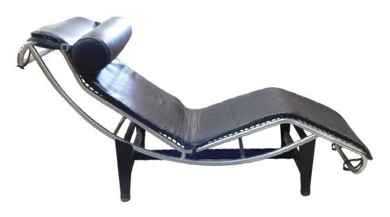 Le Corbusier Style Gravity Chaise Lounge Chair (1 of 4)