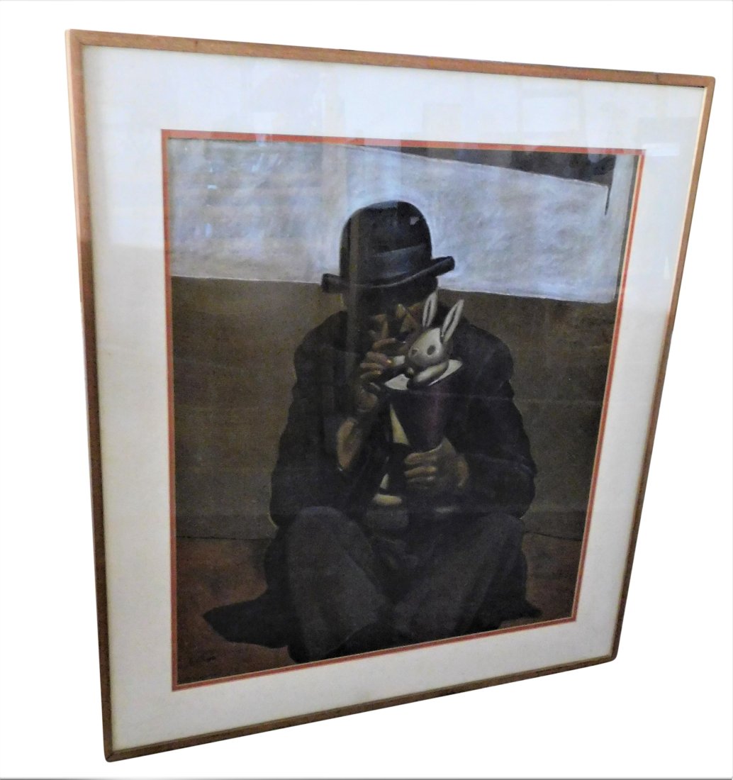 In The Manner of Jose Fors Original Signed Painting (1 of 3)