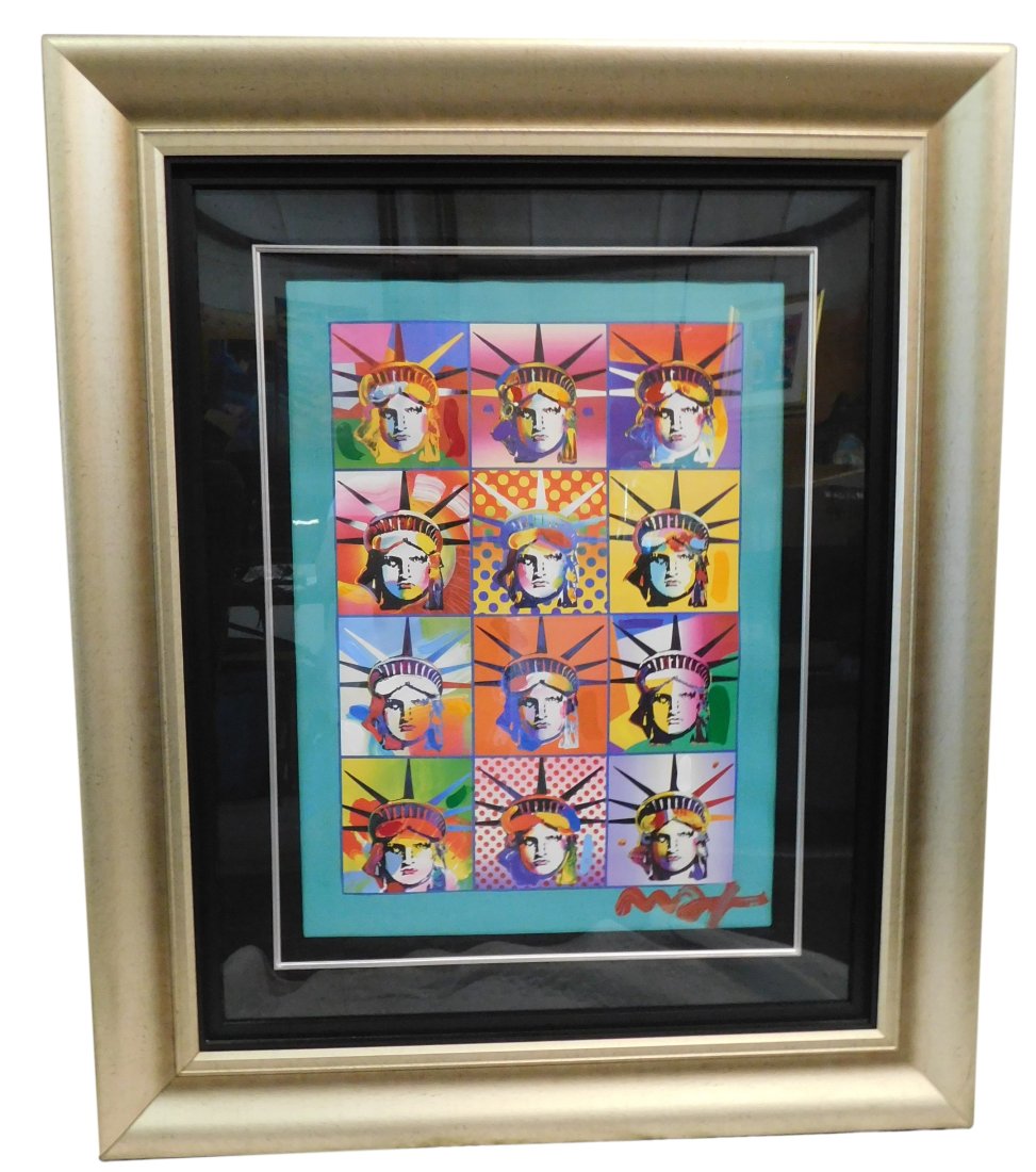 Peter Max Signed Land of The free Home of the Brave 11 (1 of 6)