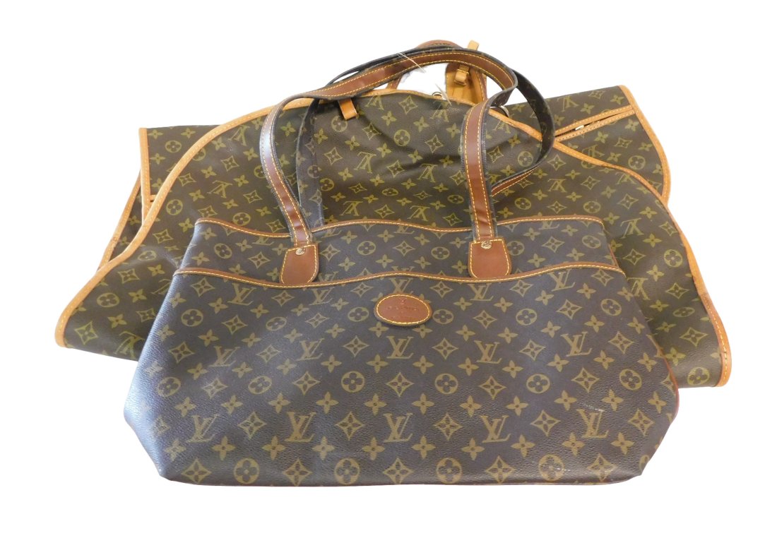 Vintage Louis Vuitton 2 Piece Travel Luggage (1 of 8)