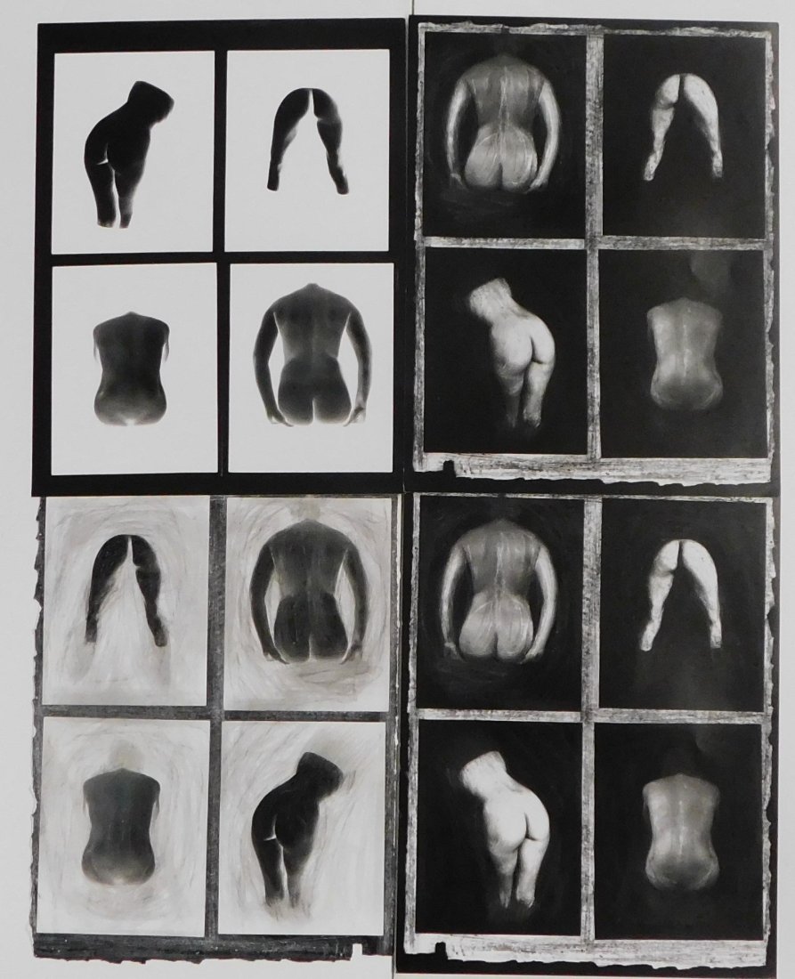 Robert Asman Black & White Photos: Robert Asman Photos Collection of 4 Black & White Nude Tursos. Unsigned For most of the last thirty-five years, Robert Asman has been devoted to investigating and stretching the conceptual and technic