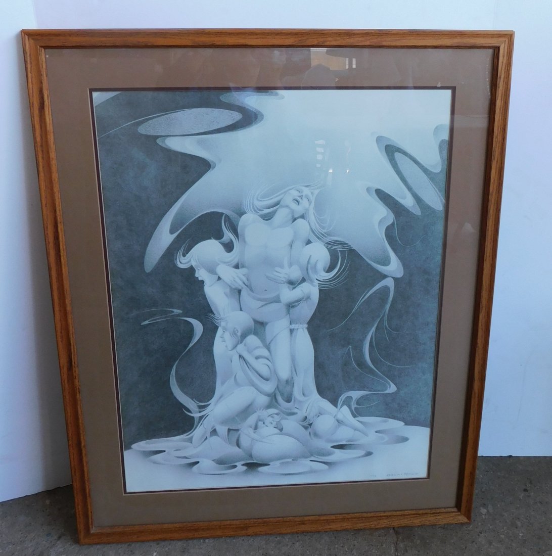 Oscar Howe Native American Photomechanical Print (1 of 6)