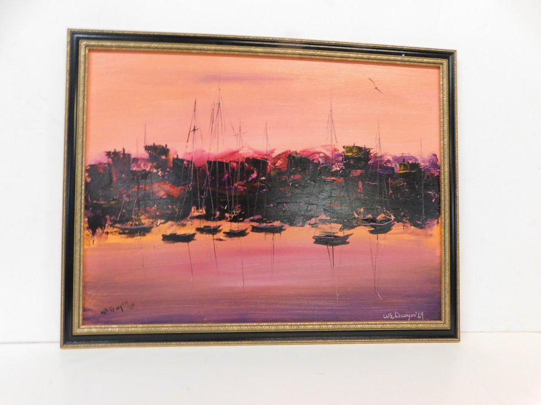 W E Dwyer signed Original Painting (1 of 5)