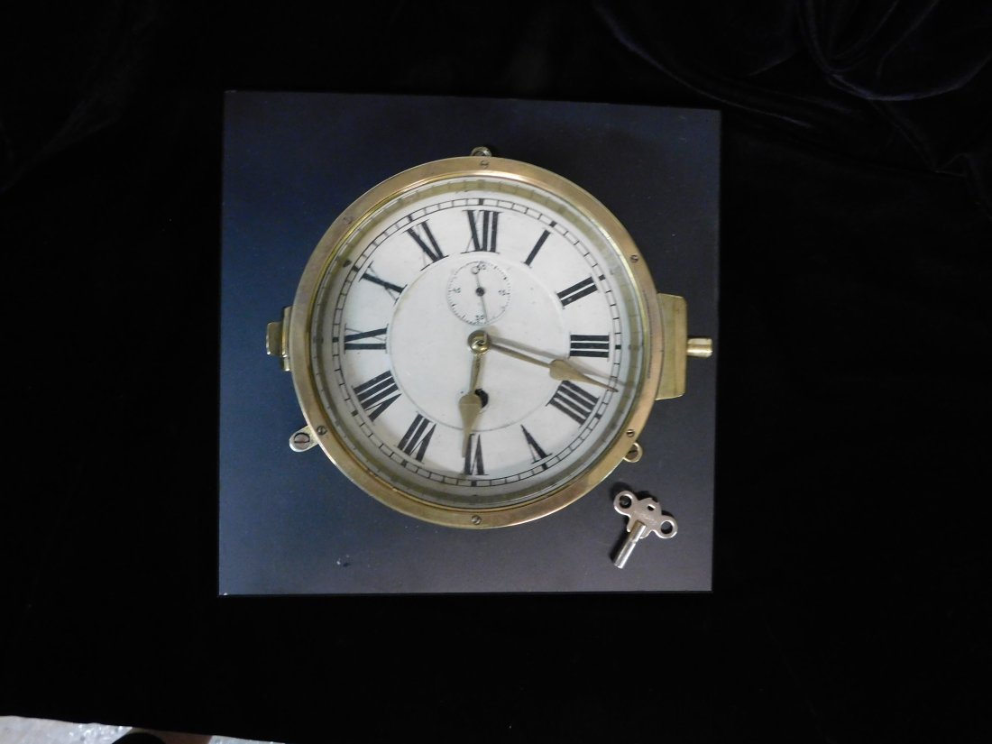 Antique Ships Clock, Gustav Becker (1 of 6)