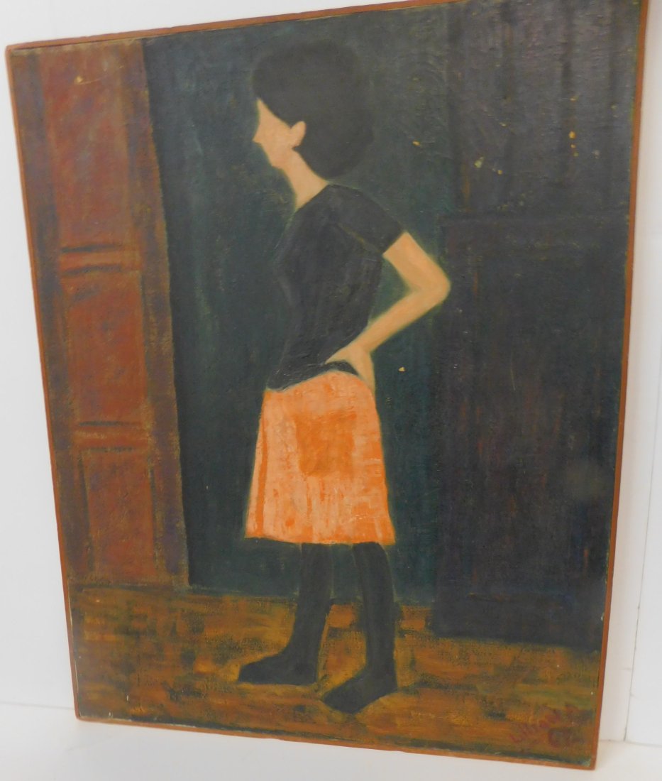 Lillian Signed Portrait Painting (1 of 4)