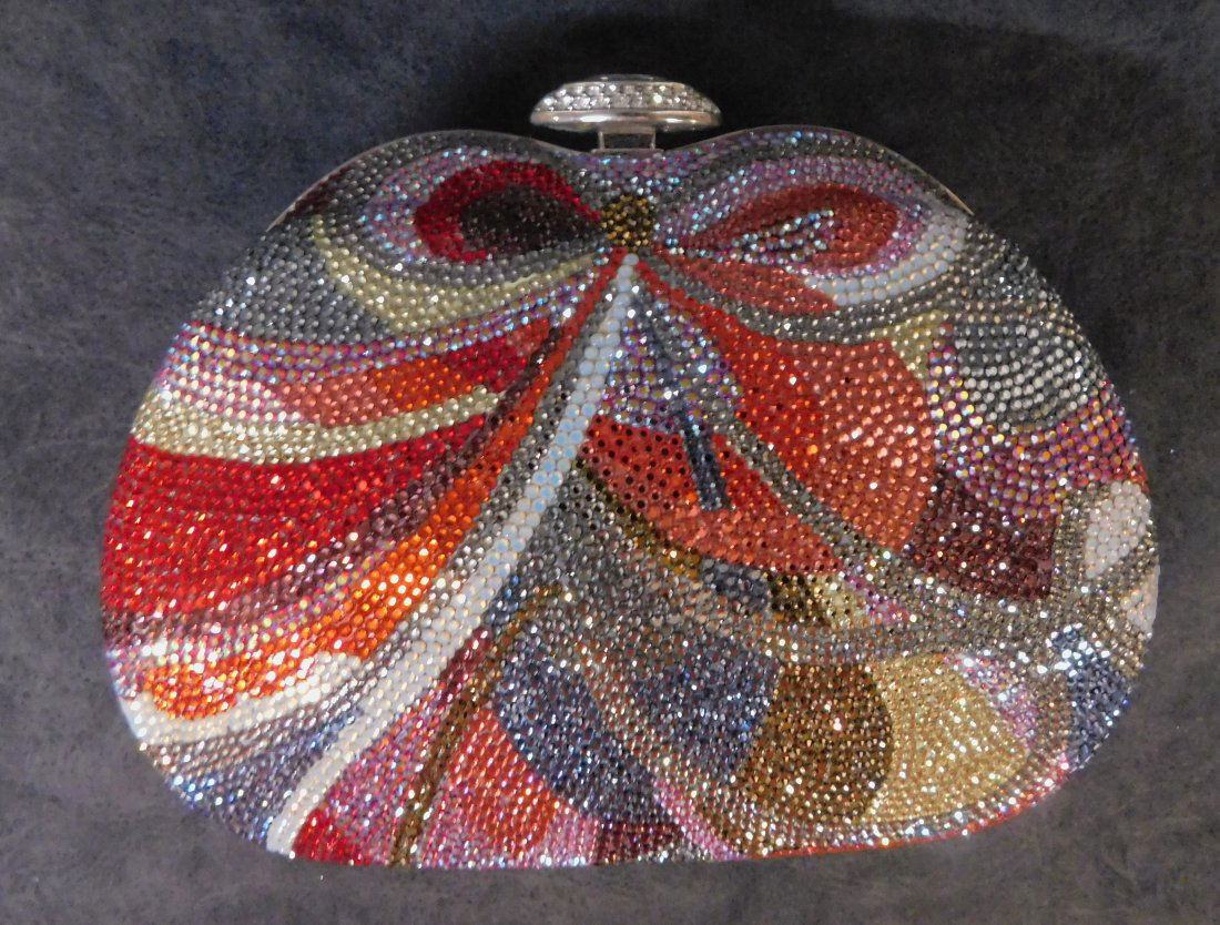 Judith Lieber Multicolor Swarovski Clutch (1 of 5)