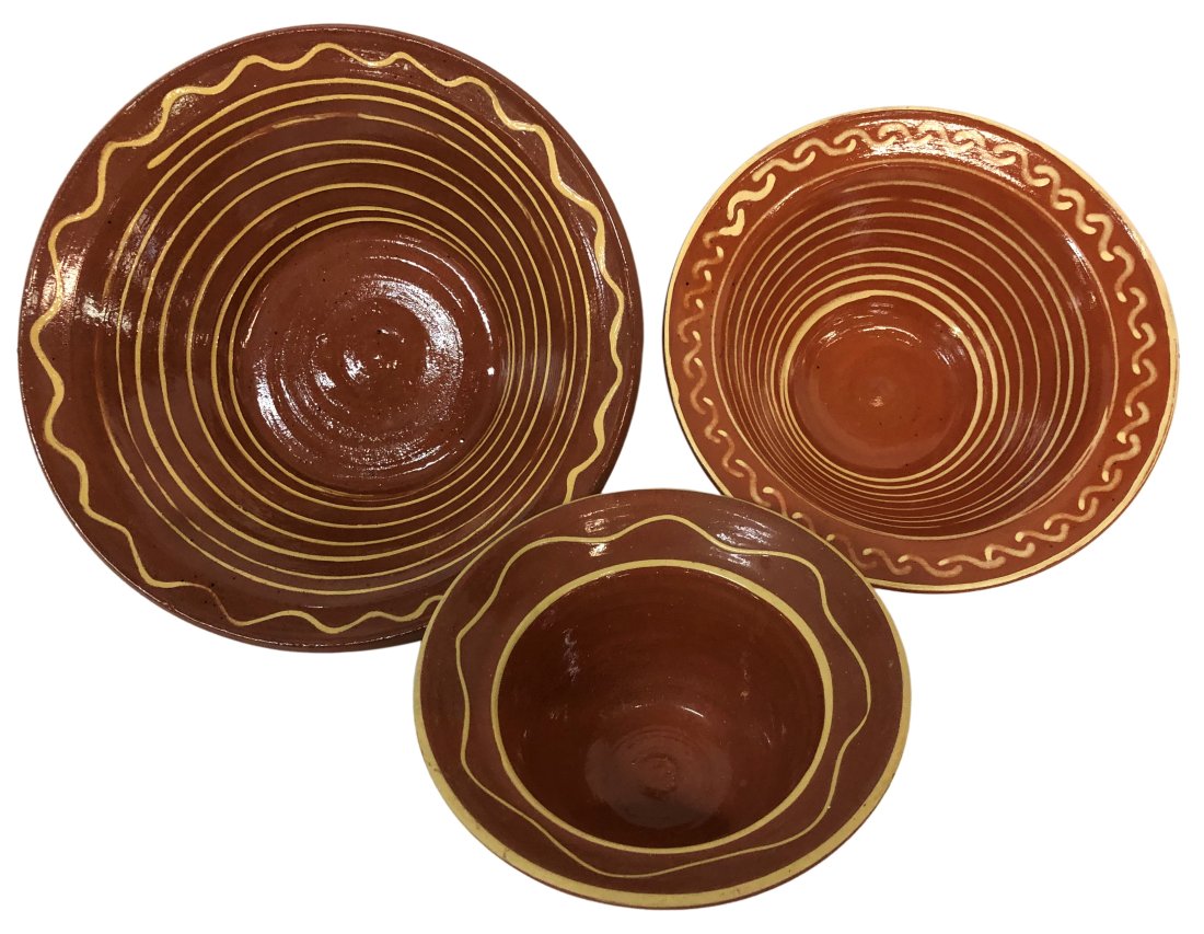 Collection 3 Breininger Red Pottery Bowls (1 of 6)