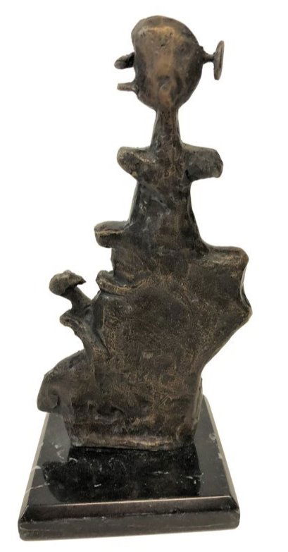 Abstract Figure Metal Sculpture  Signed (1 of 3)