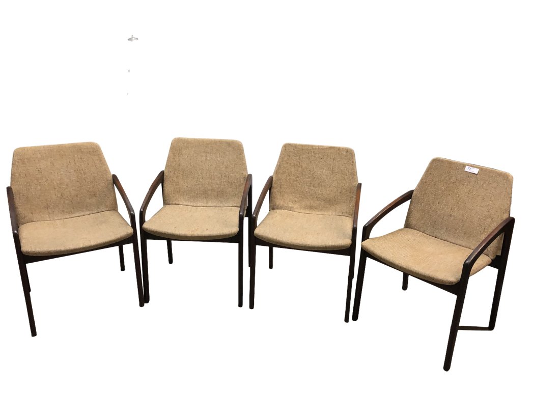 Set 4 Danish KS dining chairs: Set 4 Danish KS dining chairs Dimensions: 31.5 inches high x 21 inches wide x 17 inch seat height. Condition : Please feel free to ask for a condition report. Expand photos to see additional details P
