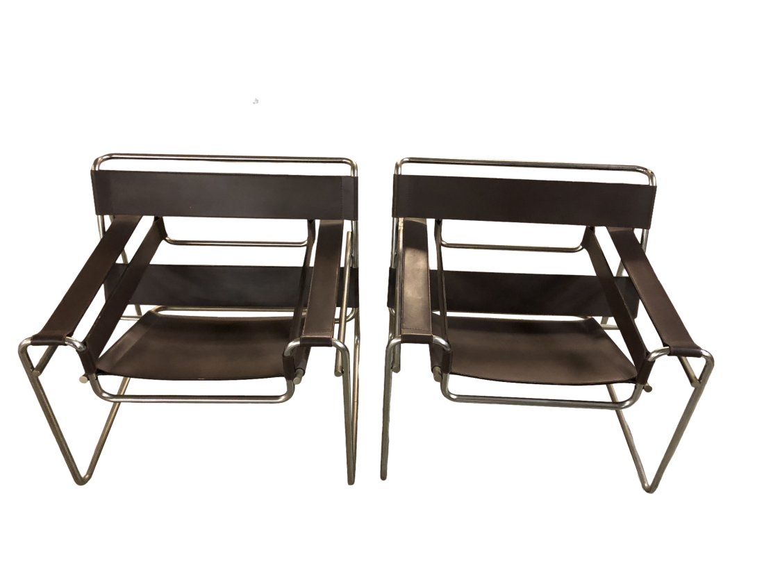Marcel Breuer Wassily Chairs - a Pair (1 of 5)