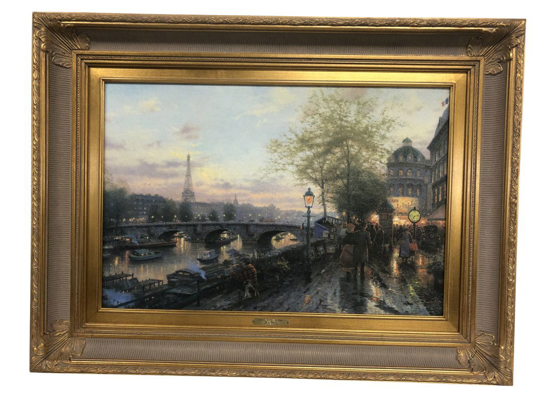 Thomas Kinkade "City of Lights" Signed Lithograph (1 of 7)