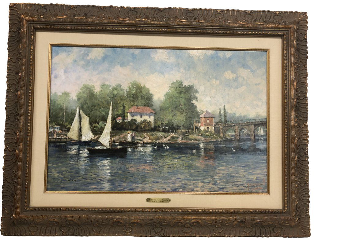 Robert Girrard Thomas Kinkade A Summers Morning Lithograph (1 of 7)