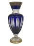 St Louis France Cobalt Blue Crystal Vase.