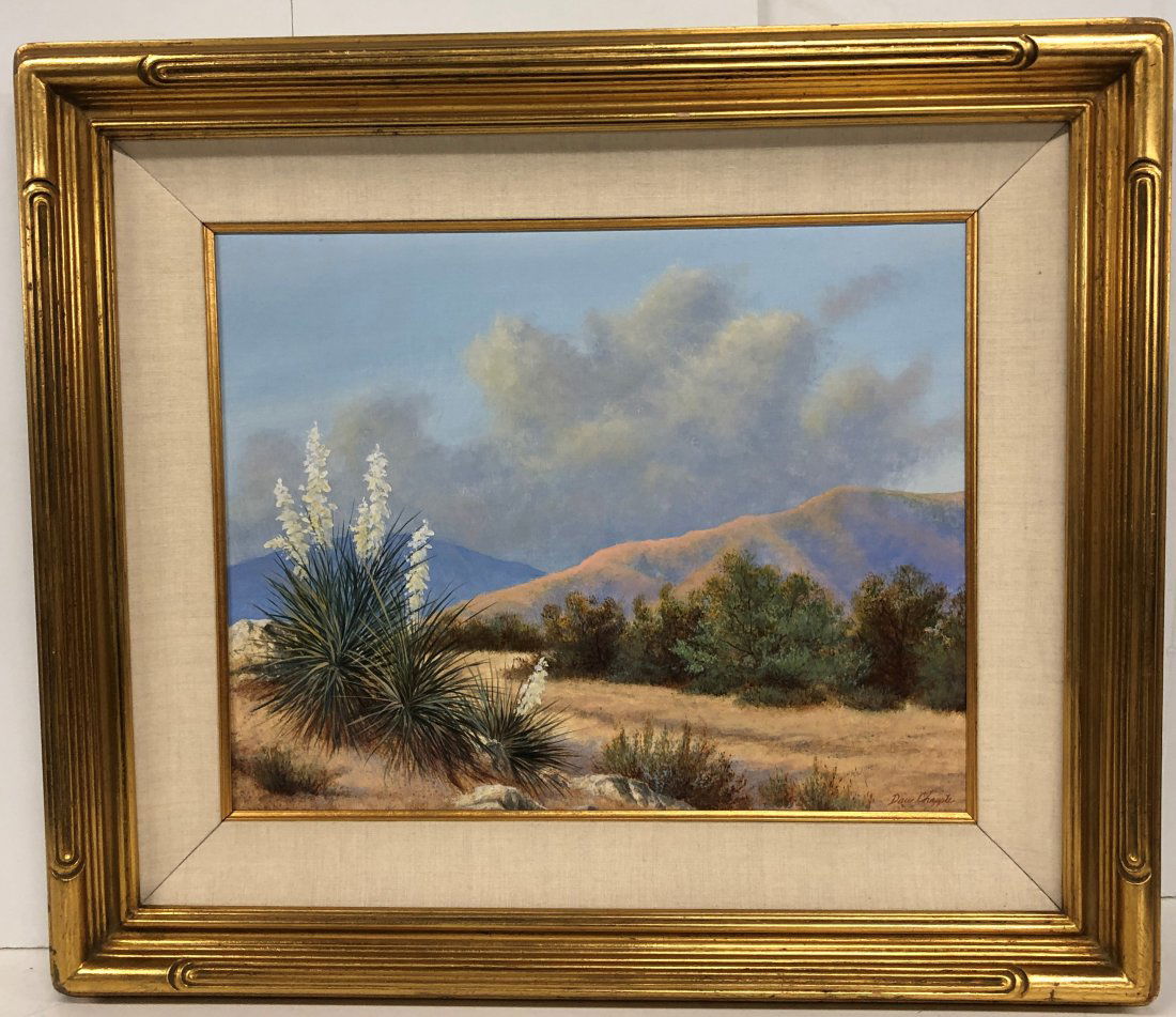 Original Dave Chapple Oil on Canvas Painting (1 of 7)