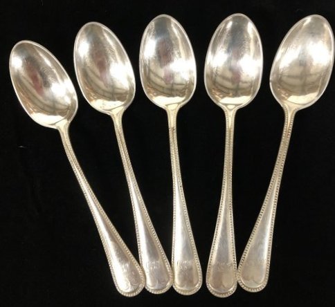 Sterling Silver Initialed Spoons (1 of 3)