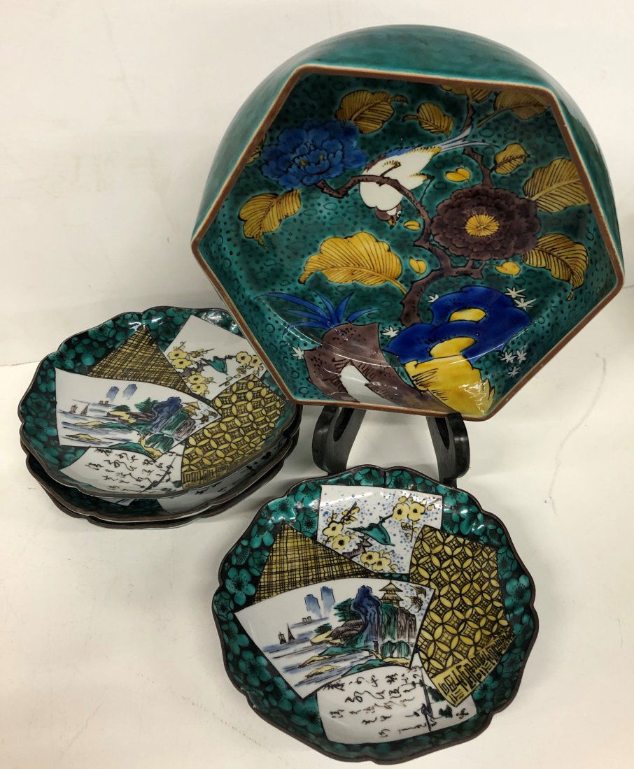 Japanese Porcelain Bowls & Plate Collection (1 of 6)